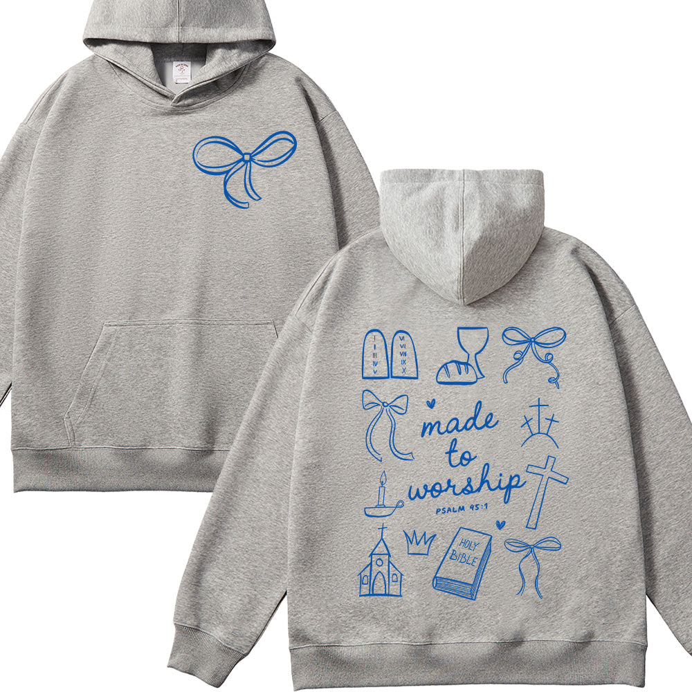 Made To Worship Unisex Cotton Hoodie