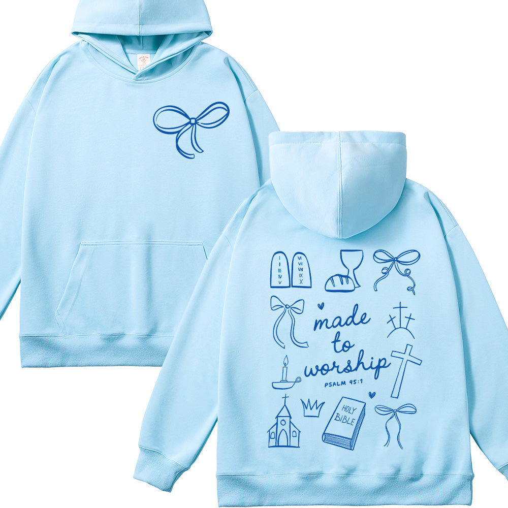 Made To Worship Unisex Cotton Hoodie