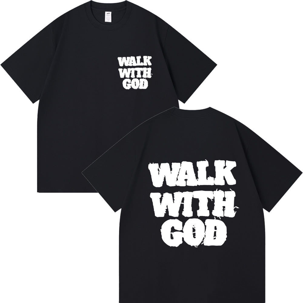Walk With God Unisex Cotton T-shirt