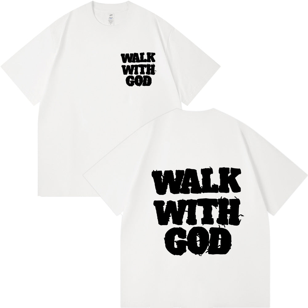 Walk With God Unisex Cotton T-shirt