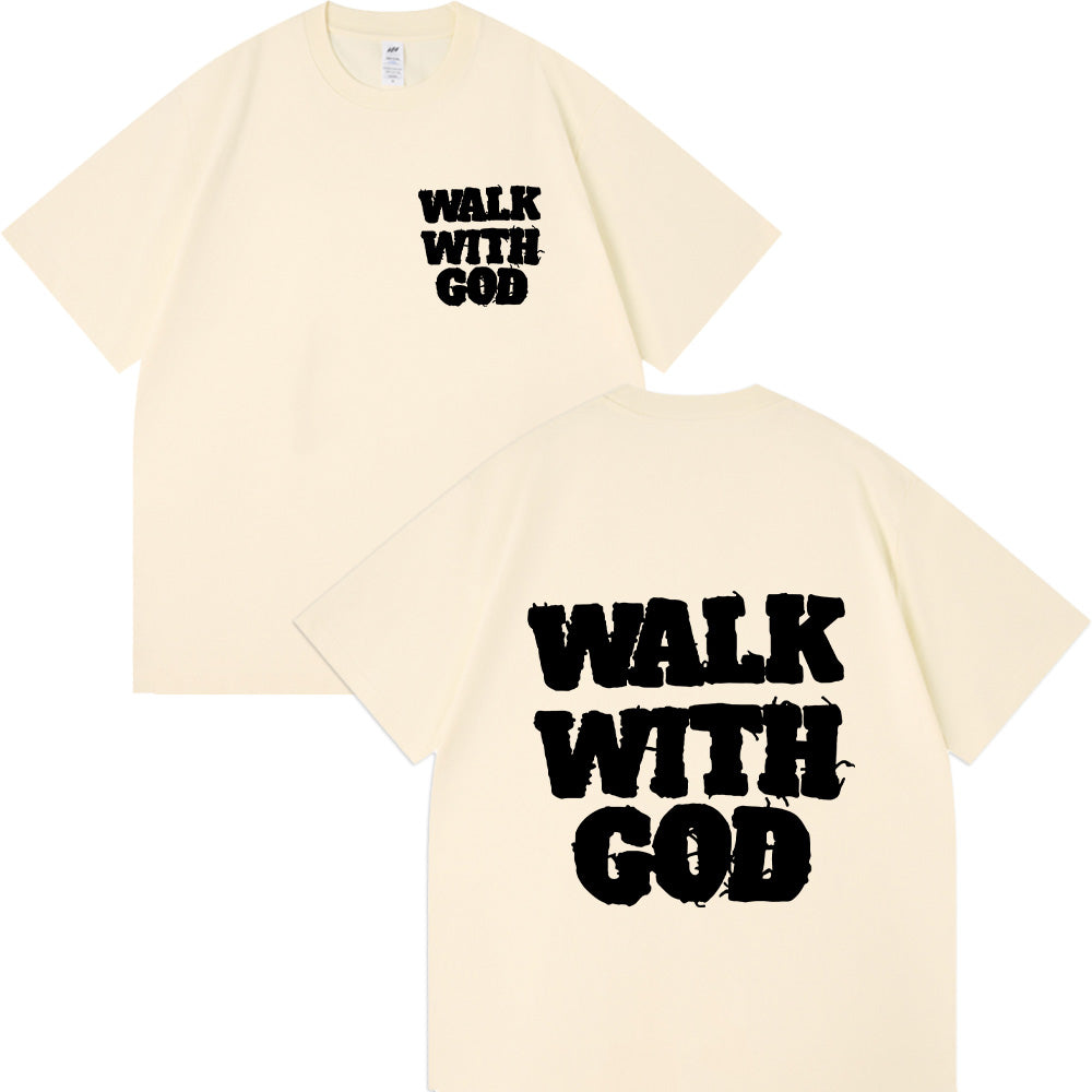 Walk With God Unisex Cotton T-shirt