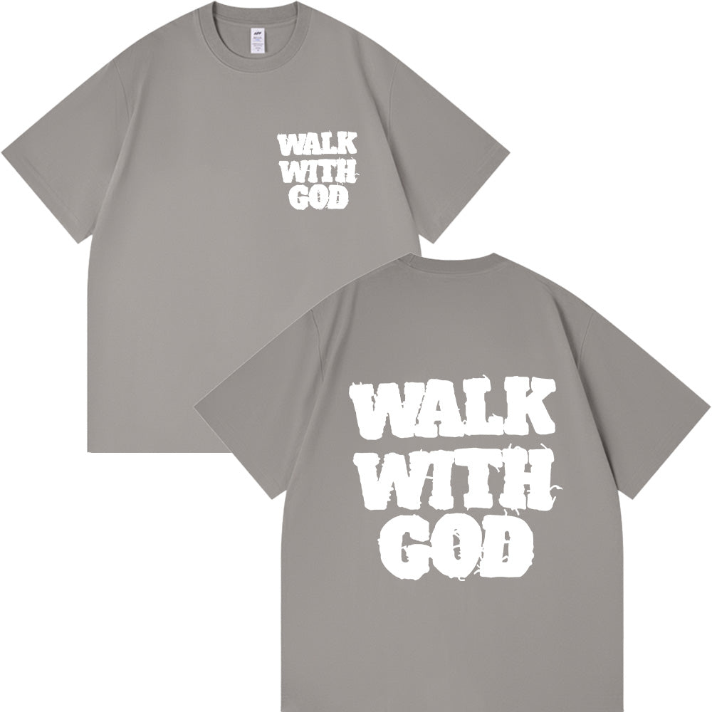 Walk With God Unisex Cotton T-shirt