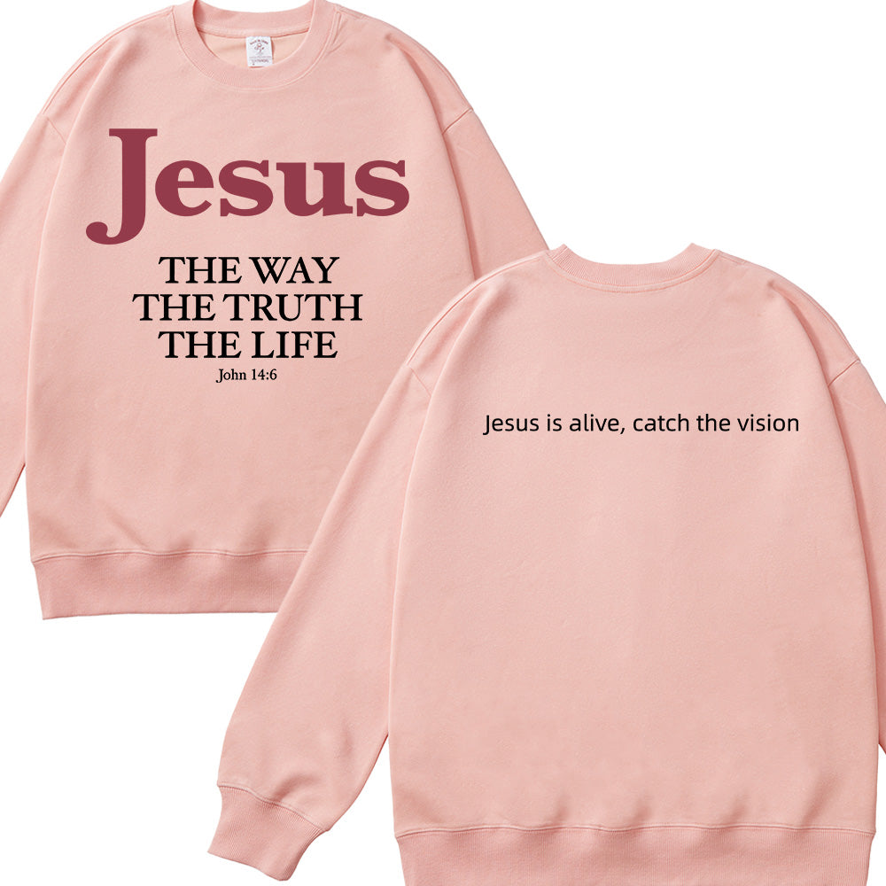 Jesus Christian Unisex Cotton Sweatshirt