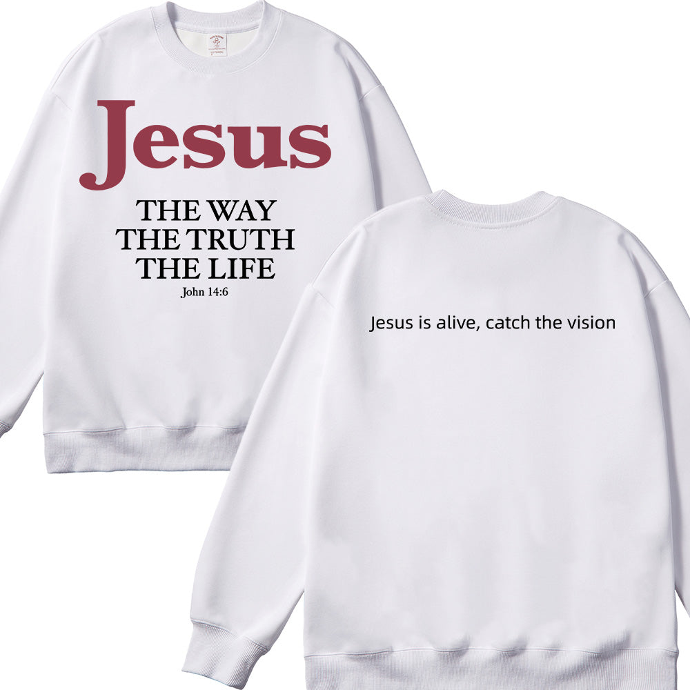 Jesus Christian Unisex Cotton Sweatshirt
