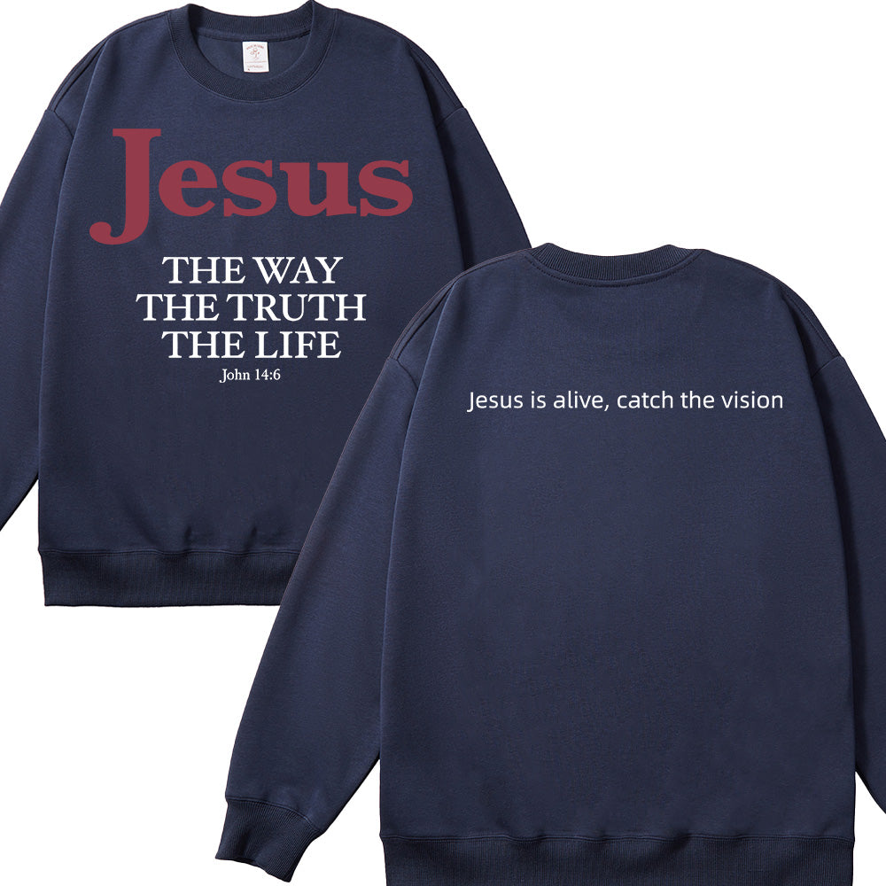 Jesus Christian Unisex Cotton Sweatshirt