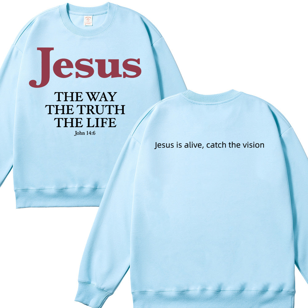 Jesus Christian Unisex Cotton Sweatshirt