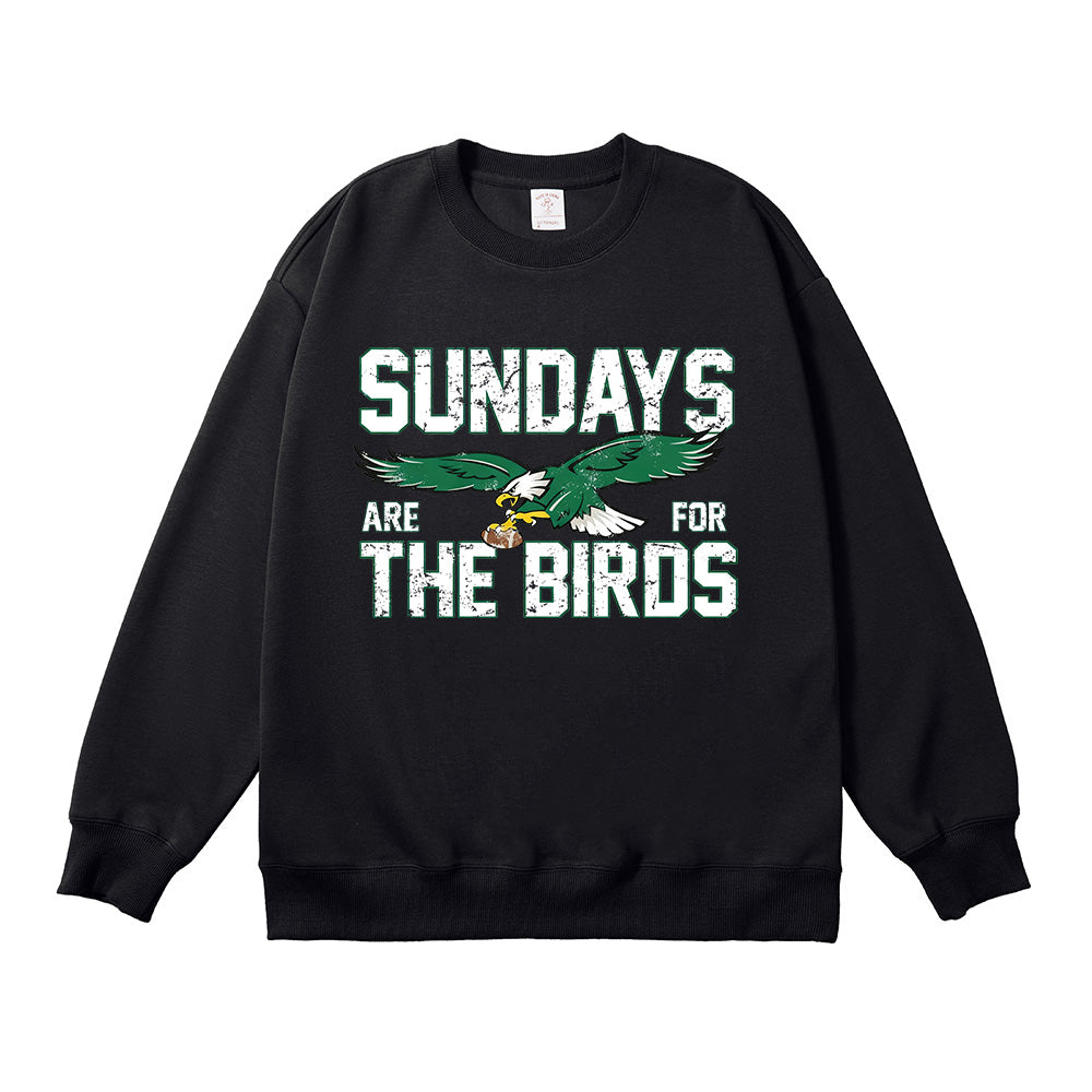 Sundays Are For The Birds Unisex Cotton Sweatshirt