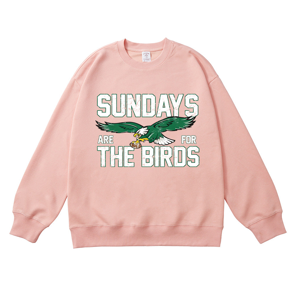 Sundays Are For The Birds Unisex Cotton Sweatshirt