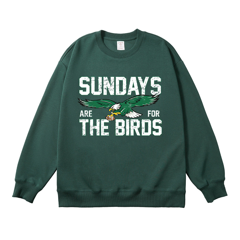 Sundays Are For The Birds Unisex Cotton Sweatshirt