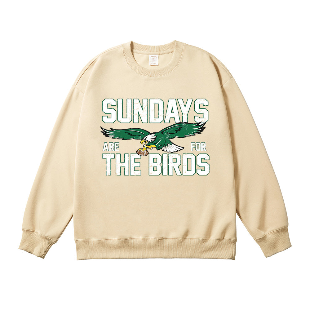 Sundays Are For The Birds Unisex Cotton Sweatshirt