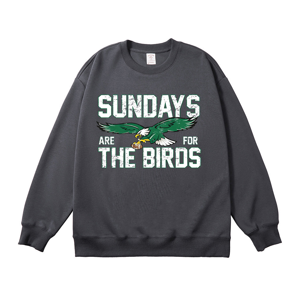 Sundays Are For The Birds Unisex Cotton Sweatshirt