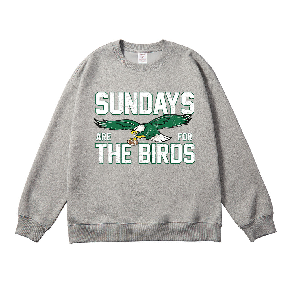 Sundays Are For The Birds Unisex Cotton Sweatshirt
