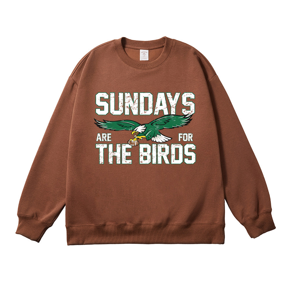 Sundays Are For The Birds Unisex Cotton Sweatshirt