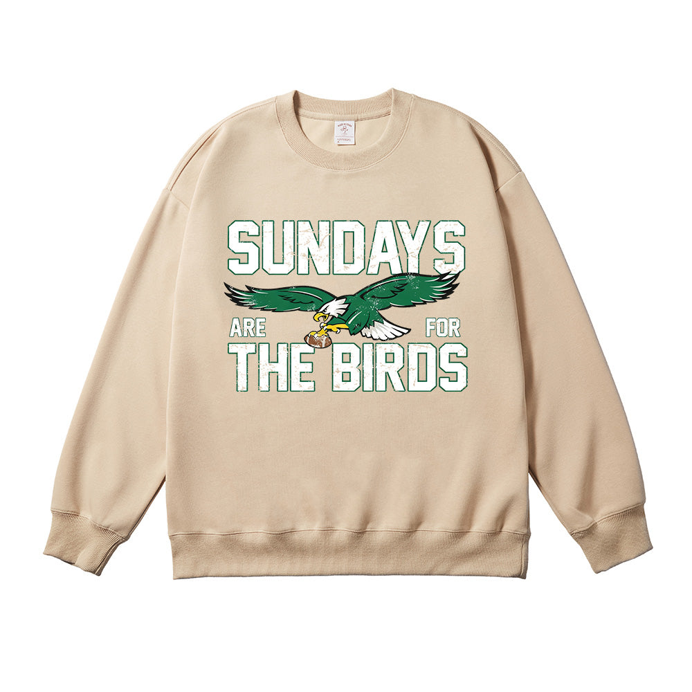 Sundays Are For The Birds Unisex Cotton Sweatshirt