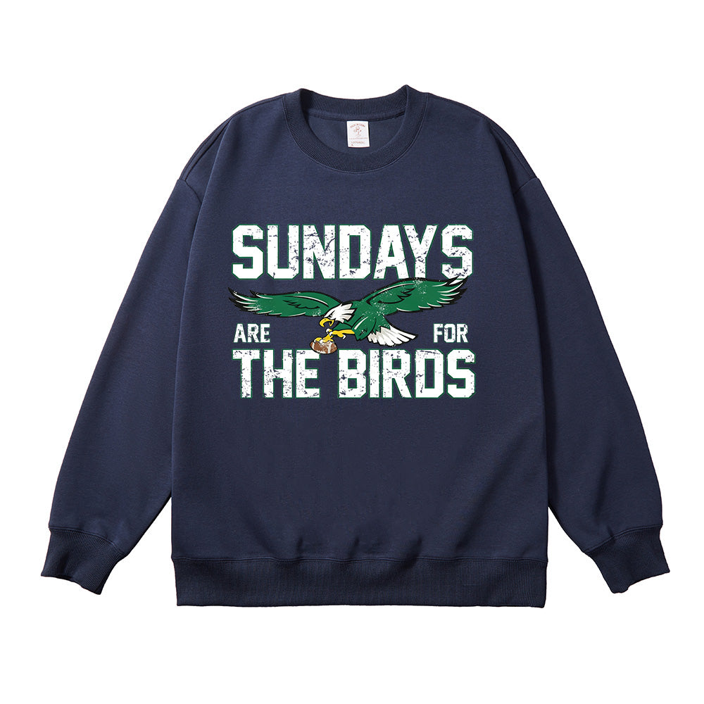 Sundays Are For The Birds Unisex Cotton Sweatshirt