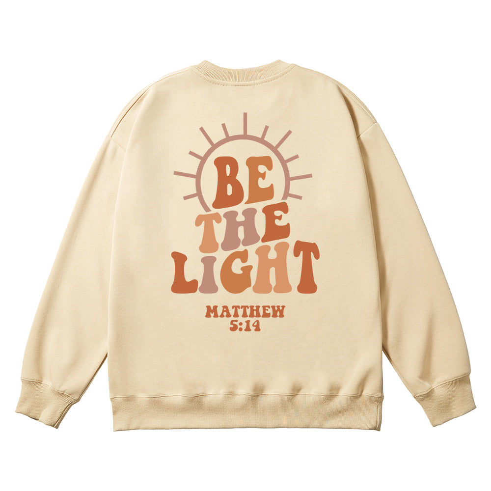 Original Be The Light Unisex Cotton Sweatshirt