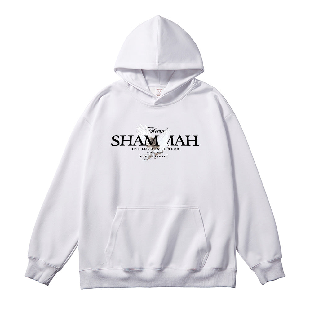 Jehovah Shammah Christian Unisex Cotton Hoodie