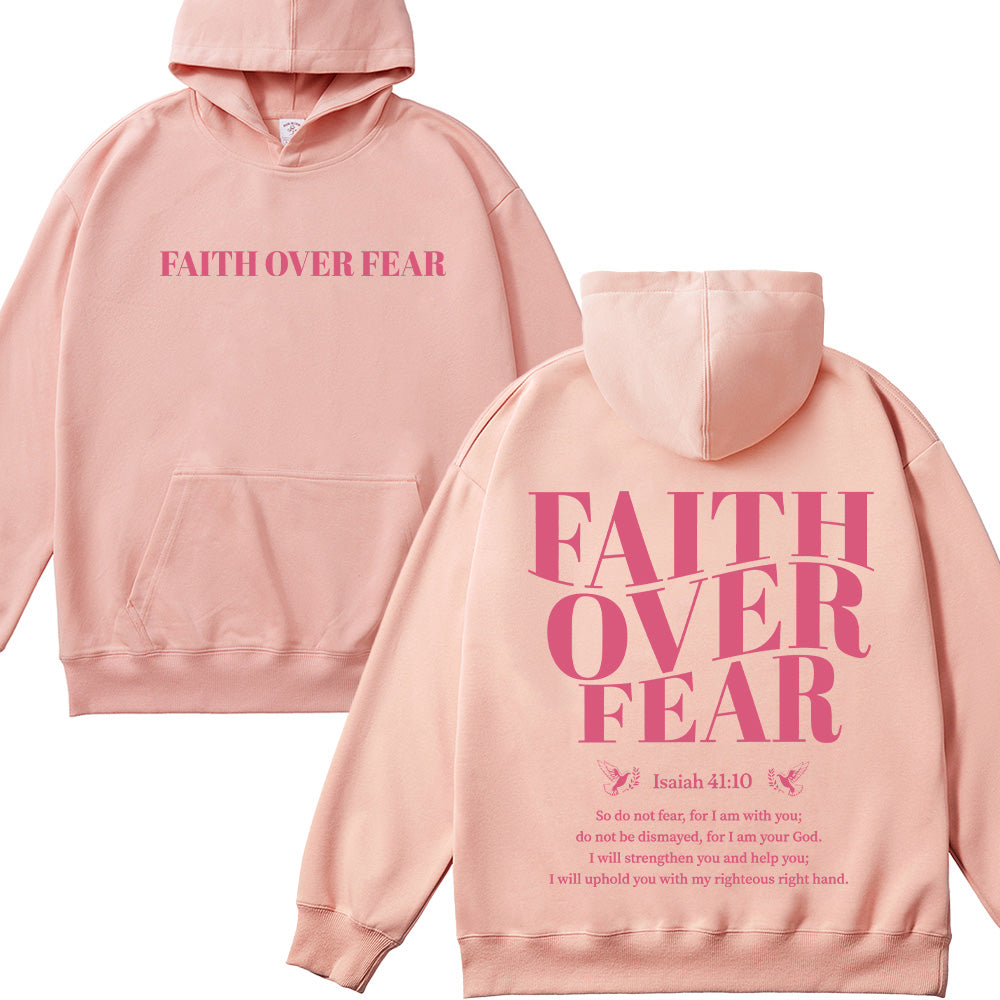 Faith Over Fear Unisex Cotton Hoodie