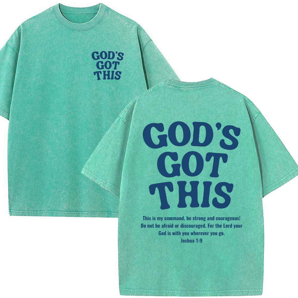 God’s Got This Unisex Washed T-Shirt