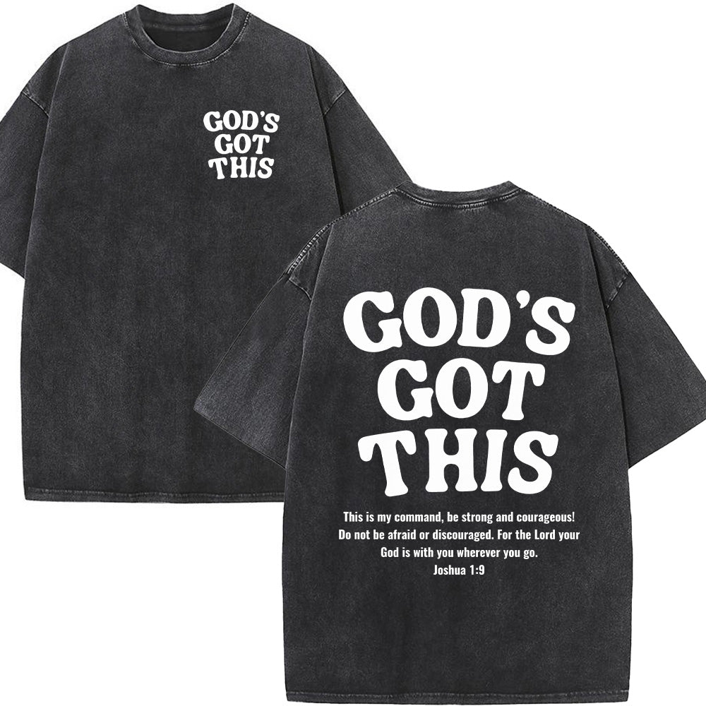 God’s Got This Unisex Washed T-Shirt