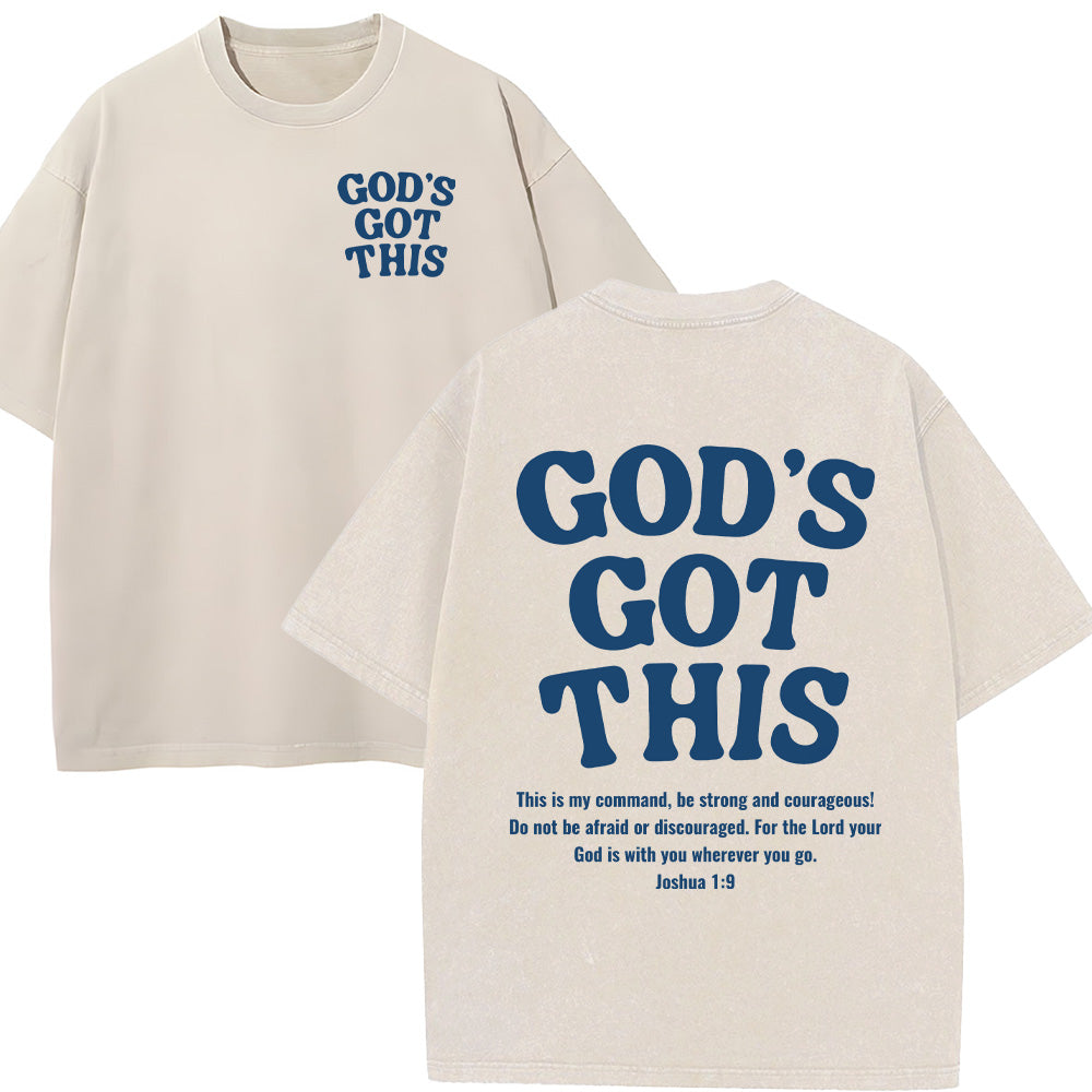 God’s Got This Unisex Washed T-Shirt
