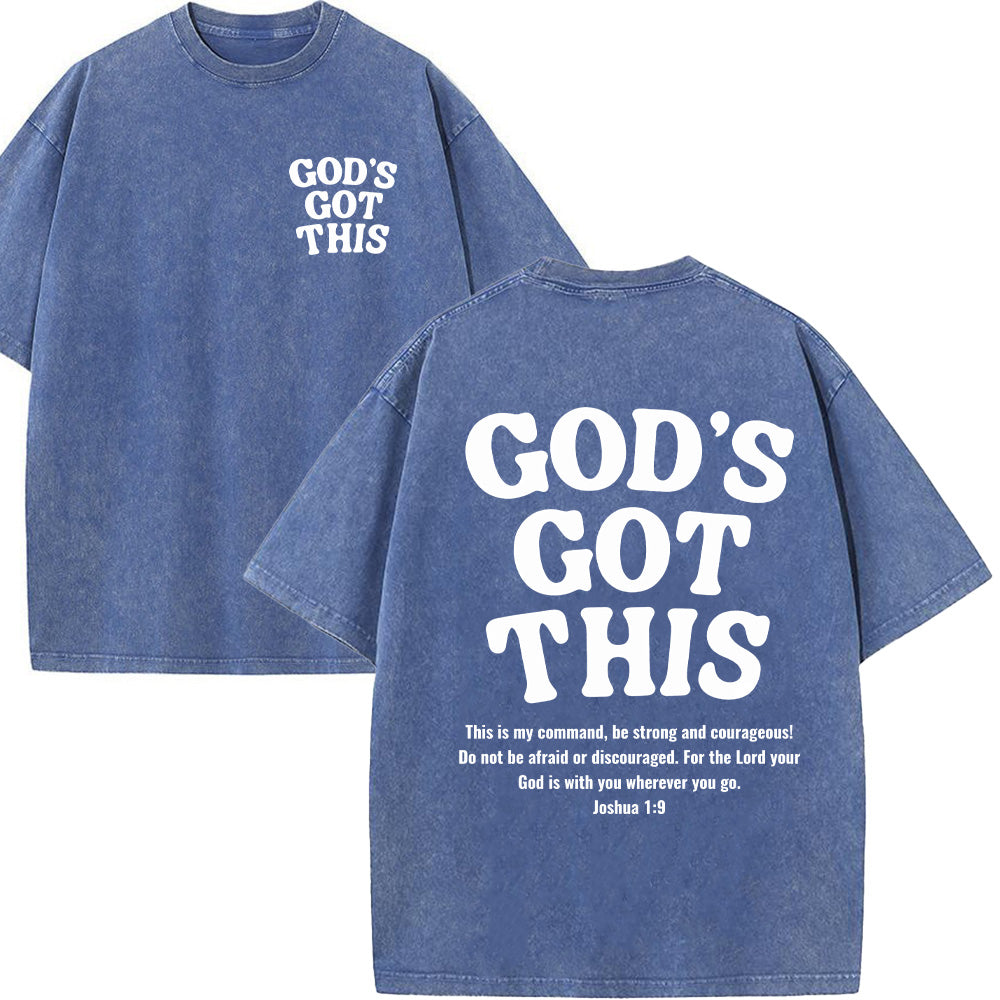 God’s Got This Unisex Washed T-Shirt
