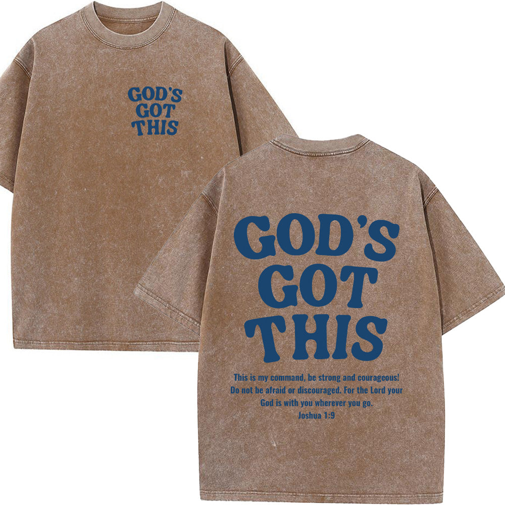 God’s Got This Unisex Washed T-Shirt