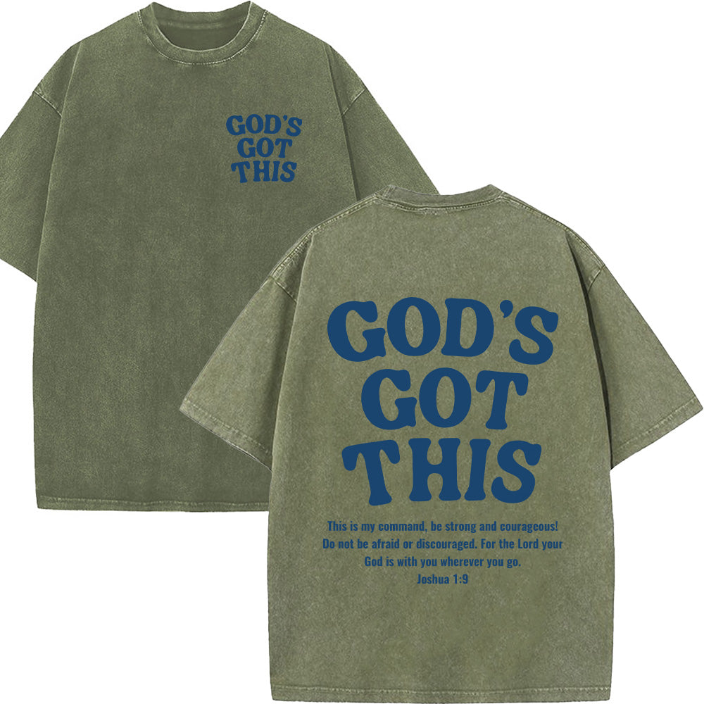 God’s Got This Unisex Washed T-Shirt
