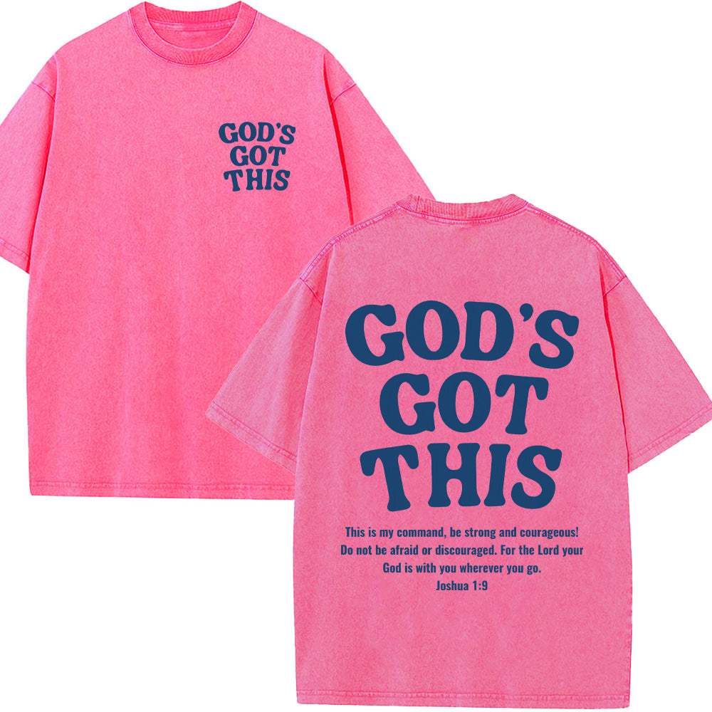 God’s Got This Unisex Washed T-Shirt