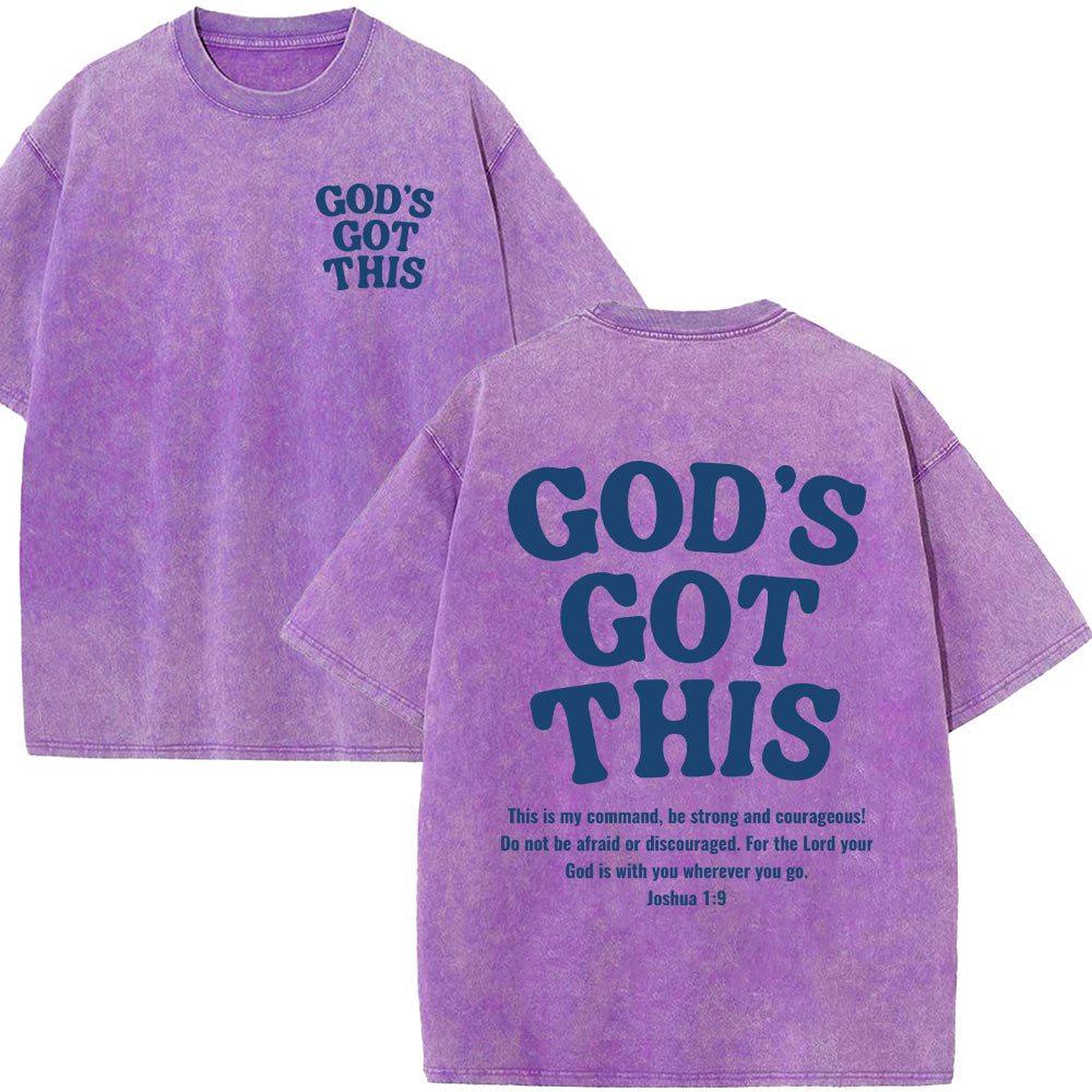 God’s Got This Unisex Washed T-Shirt