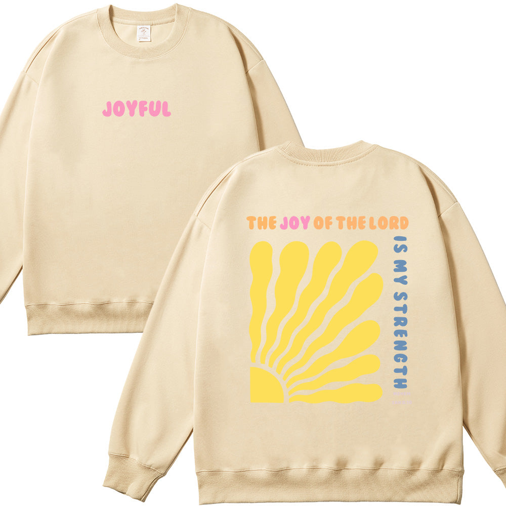 Joy of the Lord Unisex Cotton Sweatshirt