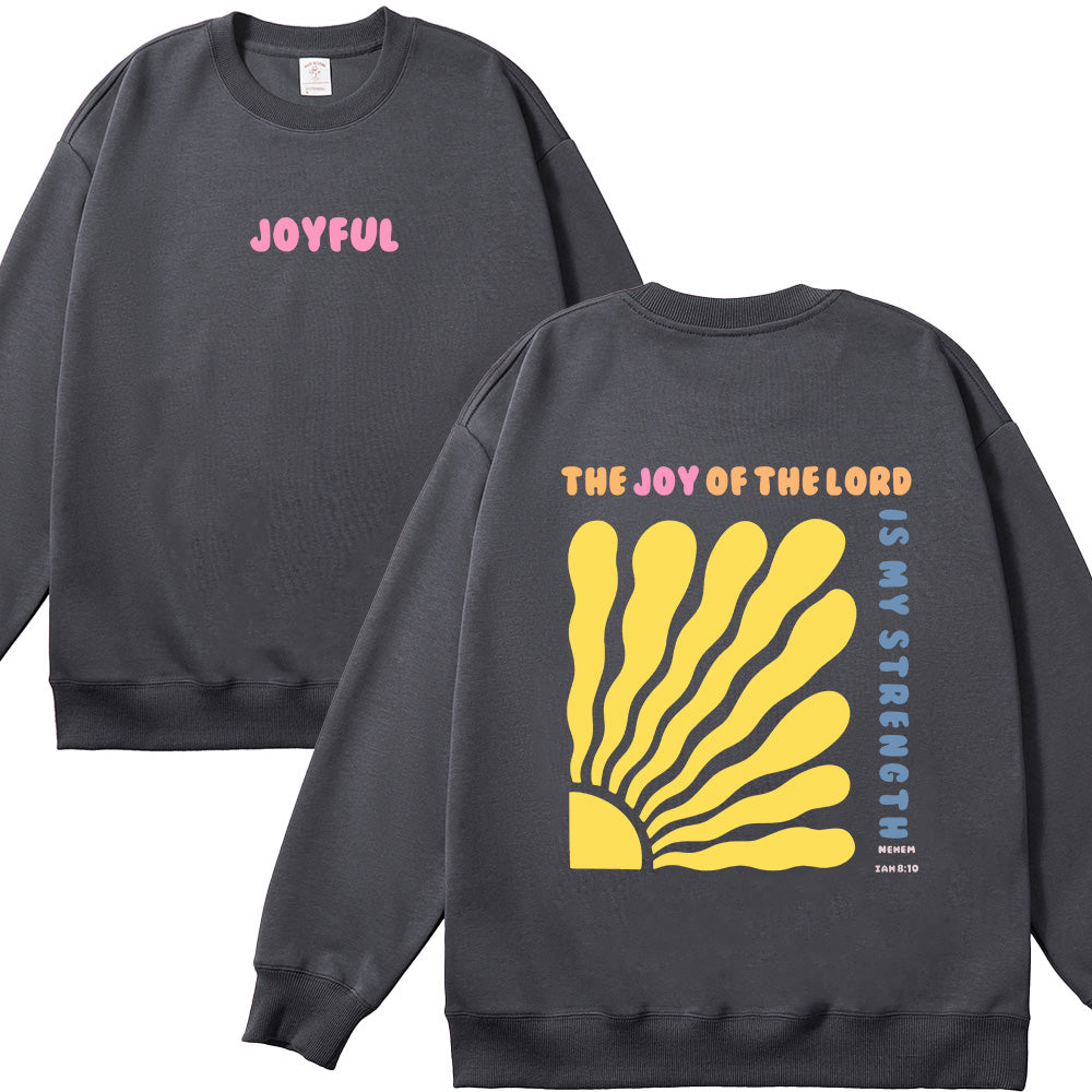 Joy of the Lord Unisex Cotton Sweatshirt