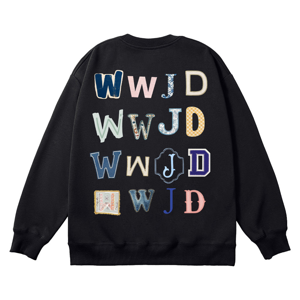 What Would Jesus Do Christian Unisex Cotton Sweatshirt