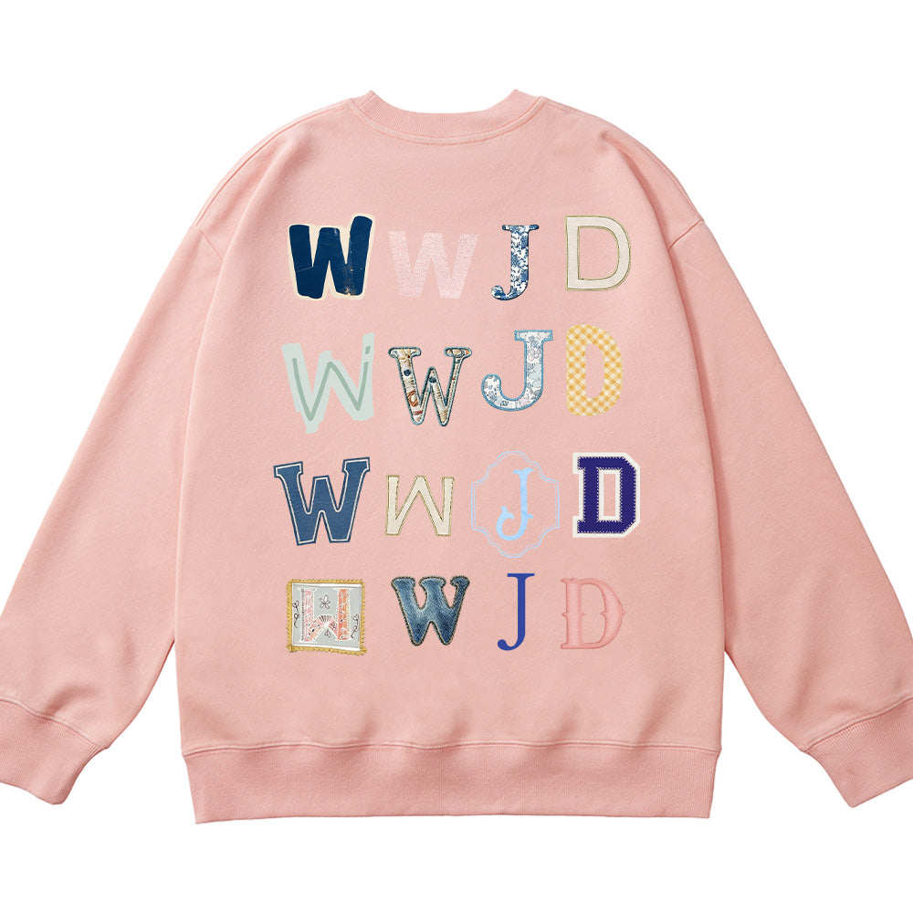 What Would Jesus Do Christian Unisex Cotton Sweatshirt