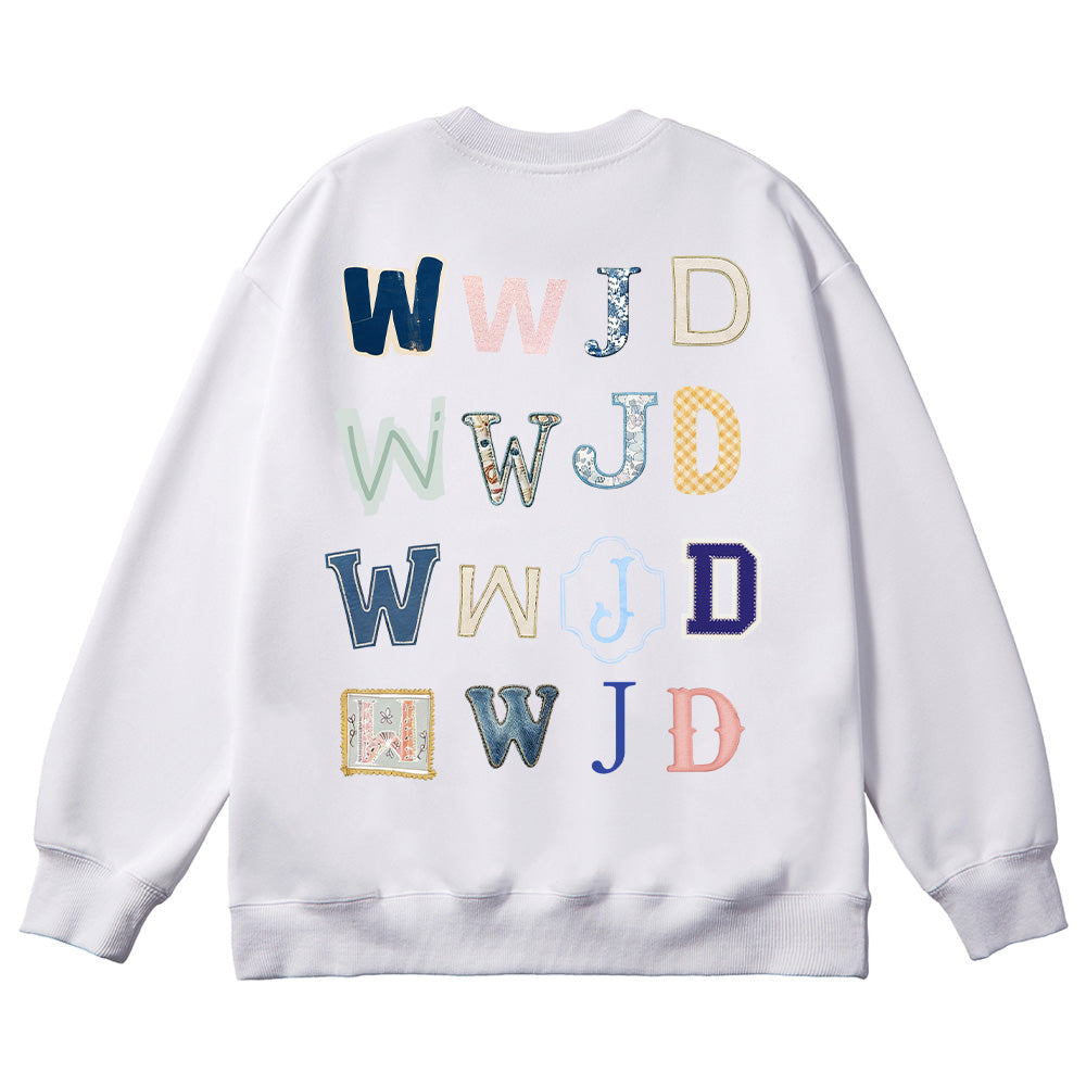 What Would Jesus Do Christian Unisex Cotton Sweatshirt