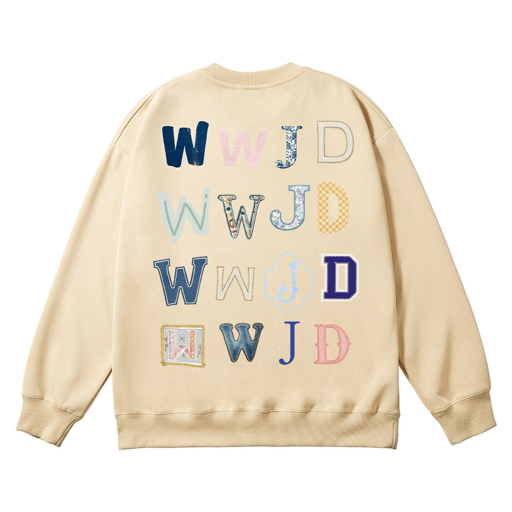 What Would Jesus Do Christian Unisex Cotton Sweatshirt