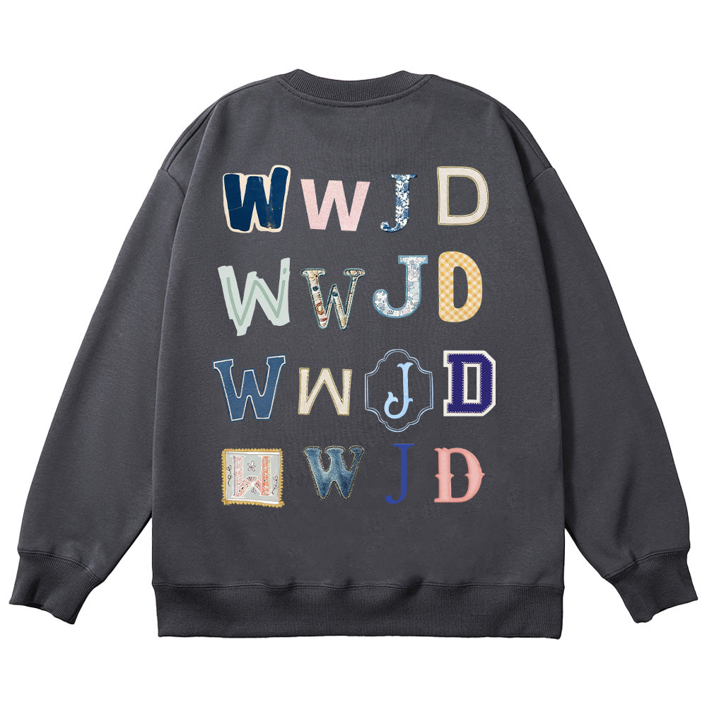 What Would Jesus Do Christian Unisex Cotton Sweatshirt
