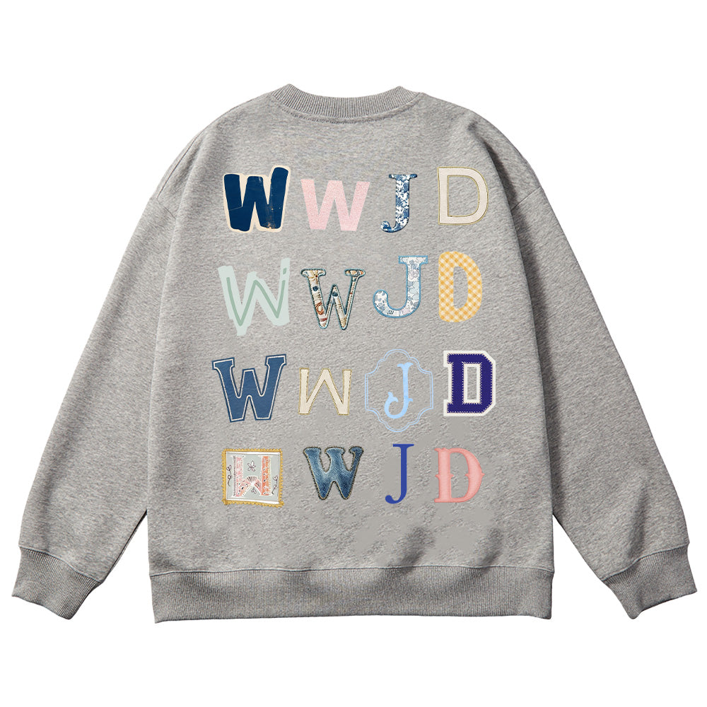 What Would Jesus Do Christian Unisex Cotton Sweatshirt