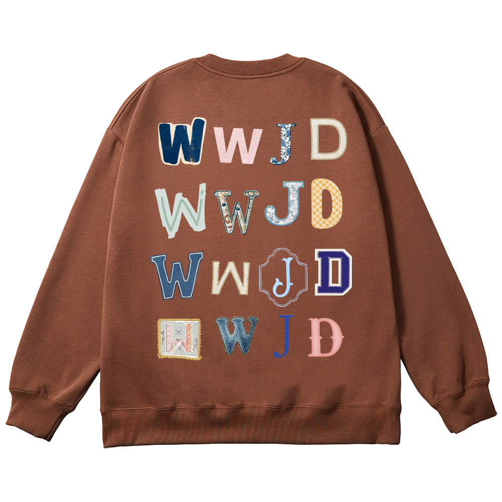 What Would Jesus Do Christian Unisex Cotton Sweatshirt