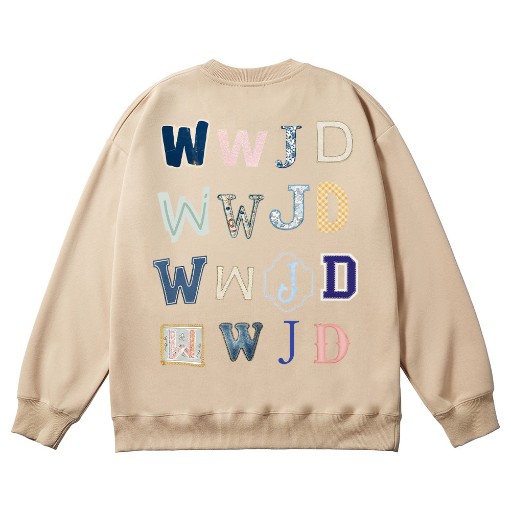 What Would Jesus Do Christian Unisex Cotton Sweatshirt