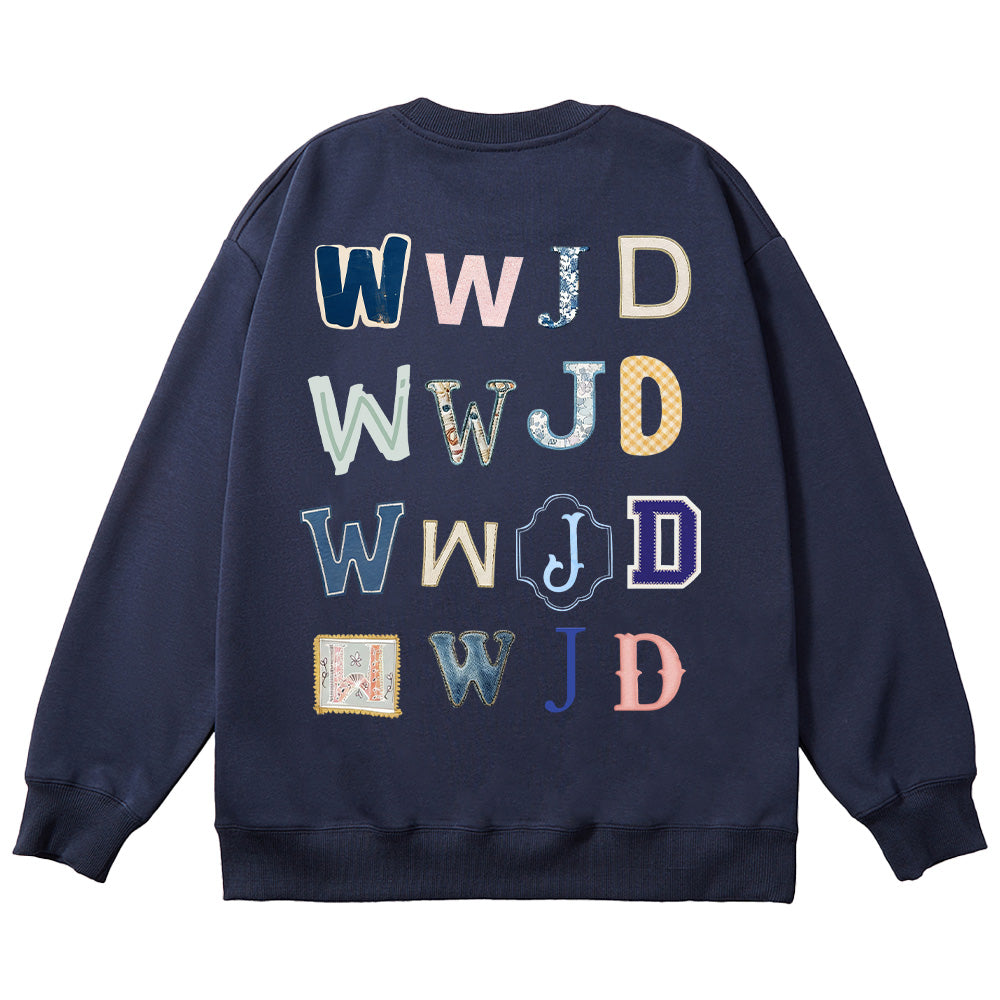 What Would Jesus Do Christian Unisex Cotton Sweatshirt