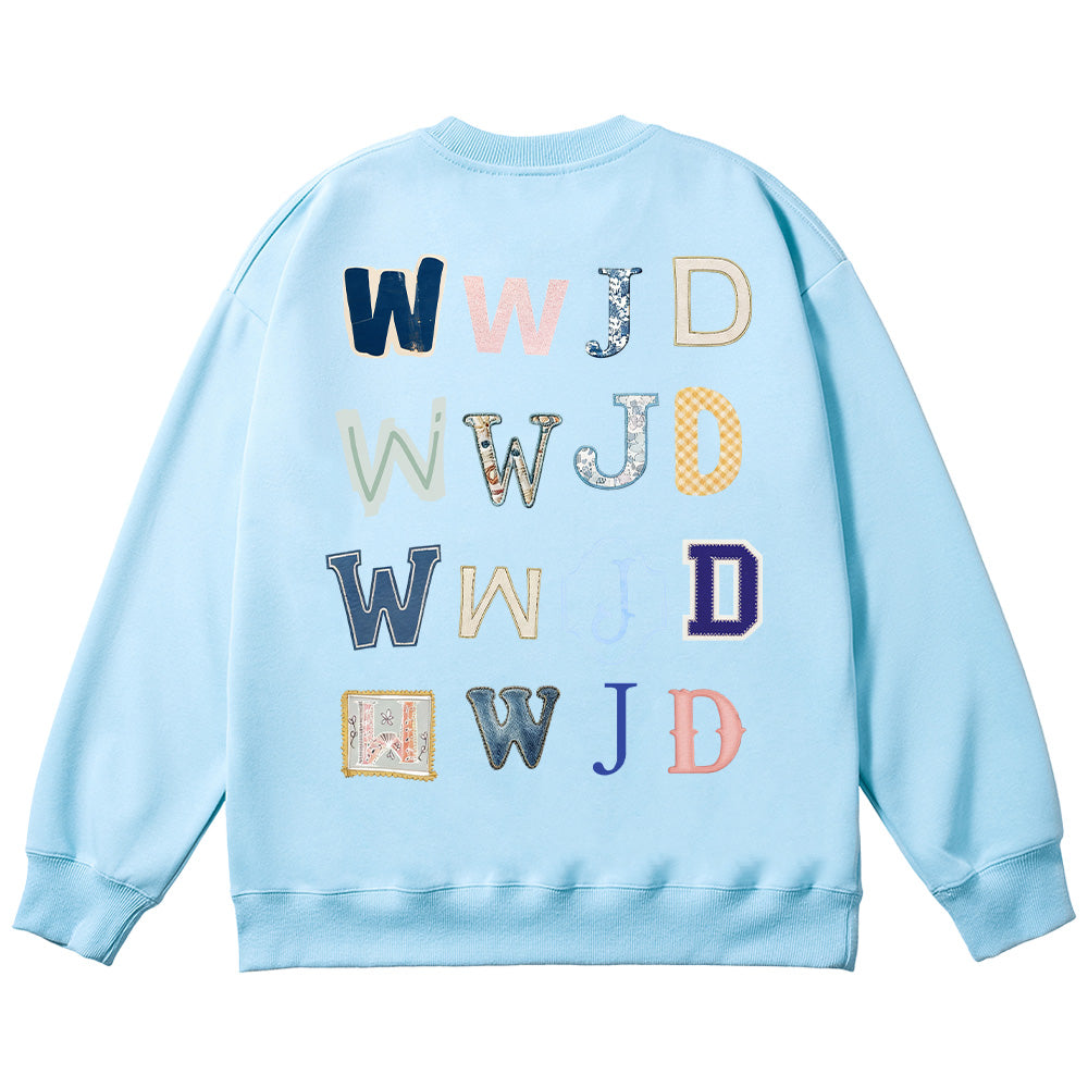 What Would Jesus Do Christian Unisex Cotton Sweatshirt