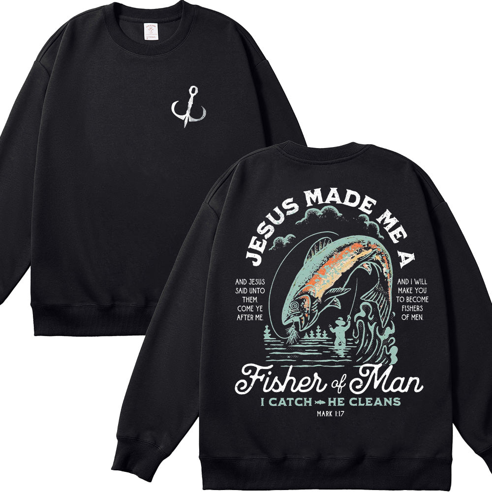 Fisher of Men Christian Unisex Cotton Sweatshirt