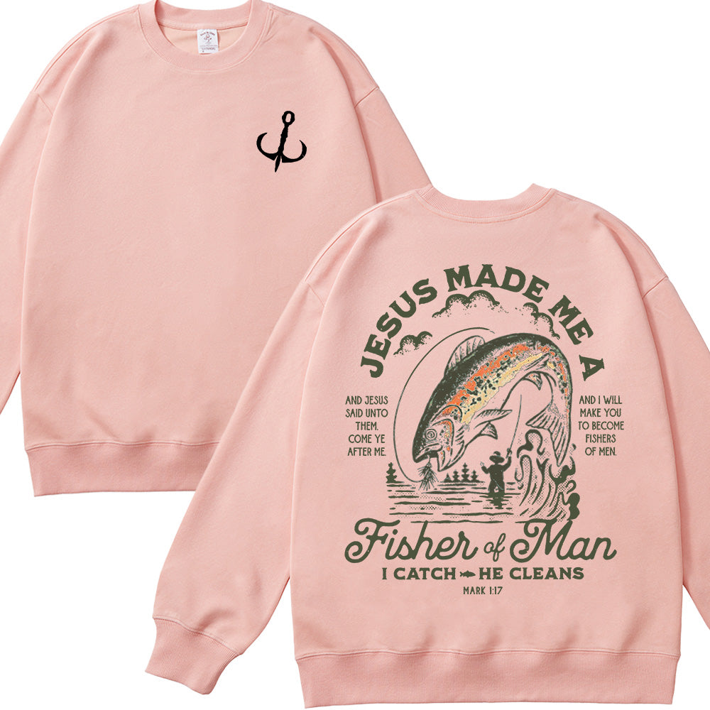 Fisher of Men Christian Unisex Cotton Sweatshirt
