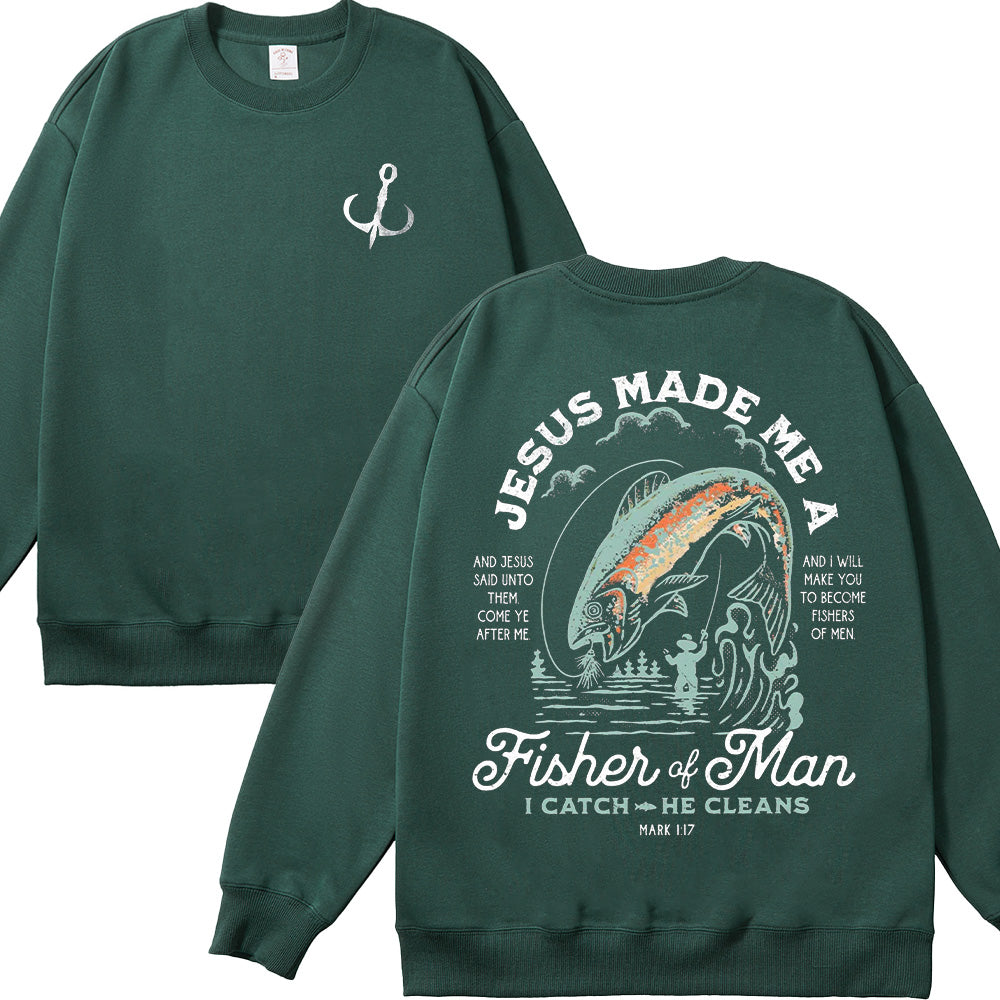 Fisher of Men Christian Unisex Cotton Sweatshirt