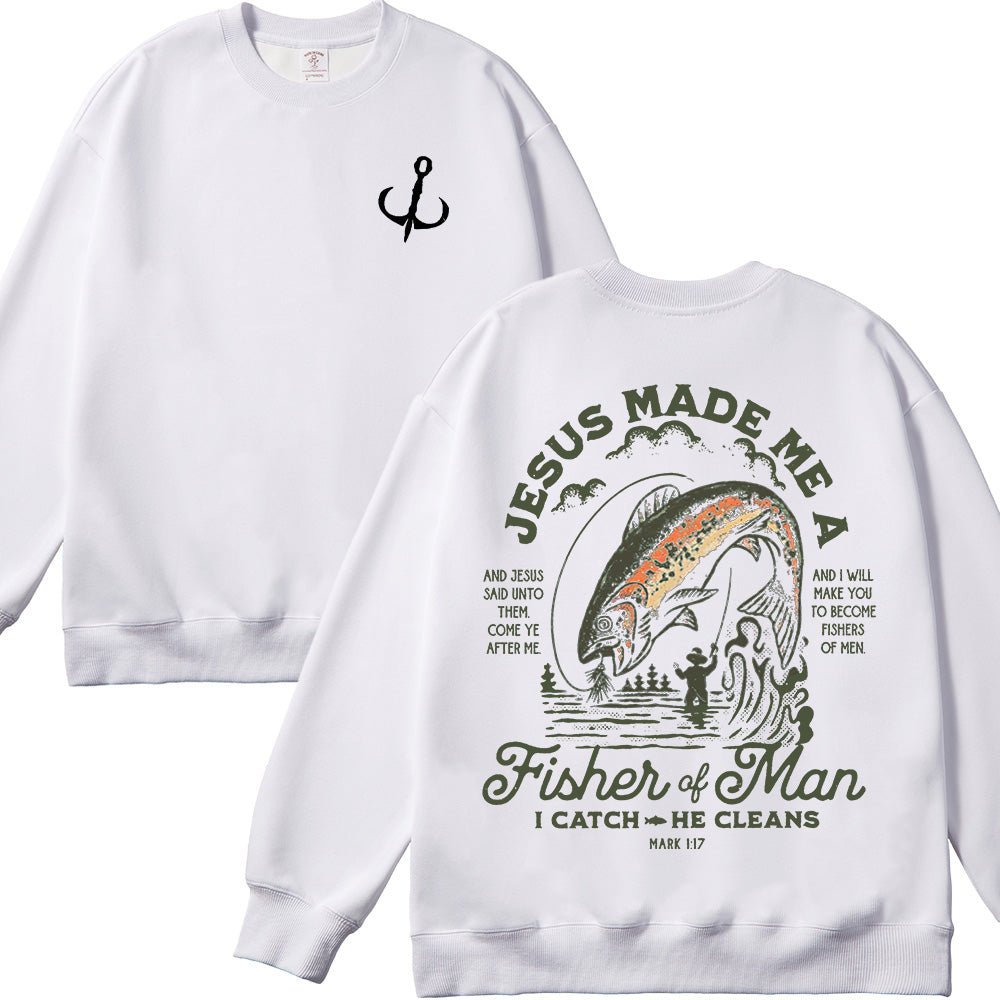 Fisher of Men Christian Unisex Cotton Sweatshirt