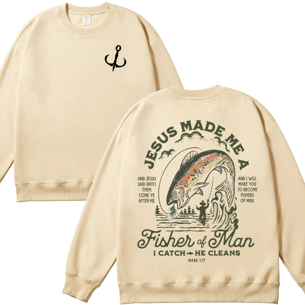 Fisher of Men Christian Unisex Cotton Sweatshirt