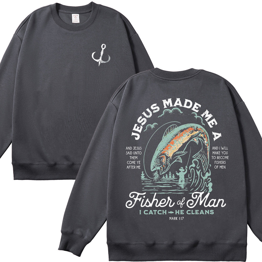 Fisher of Men Christian Unisex Cotton Sweatshirt