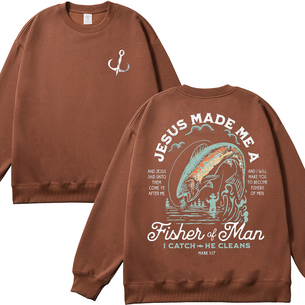 Fisher of Men Christian Unisex Cotton Sweatshirt