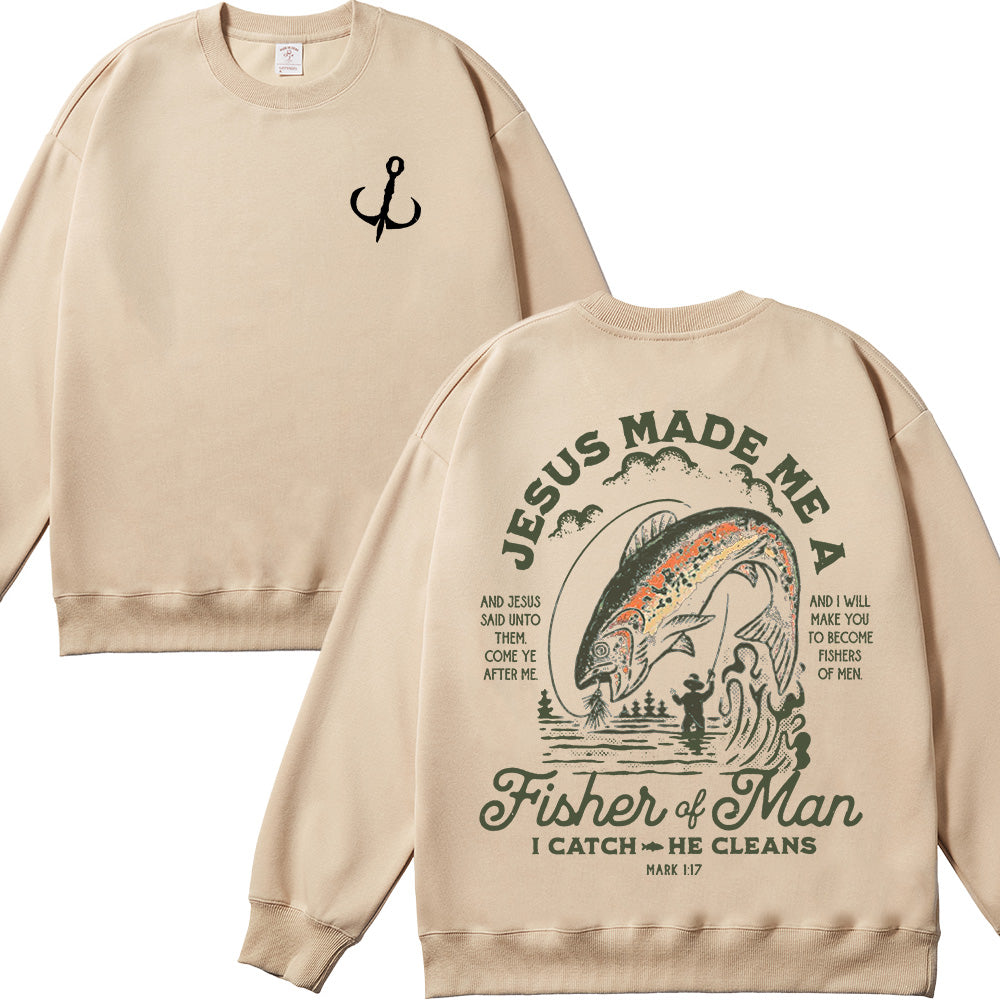 Fisher of Men Christian Unisex Cotton Sweatshirt
